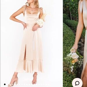 Show Me Your MuMu Claire Midi Dress